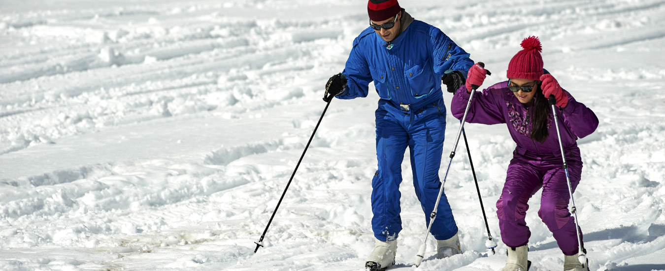 Skiing in Solang Valley